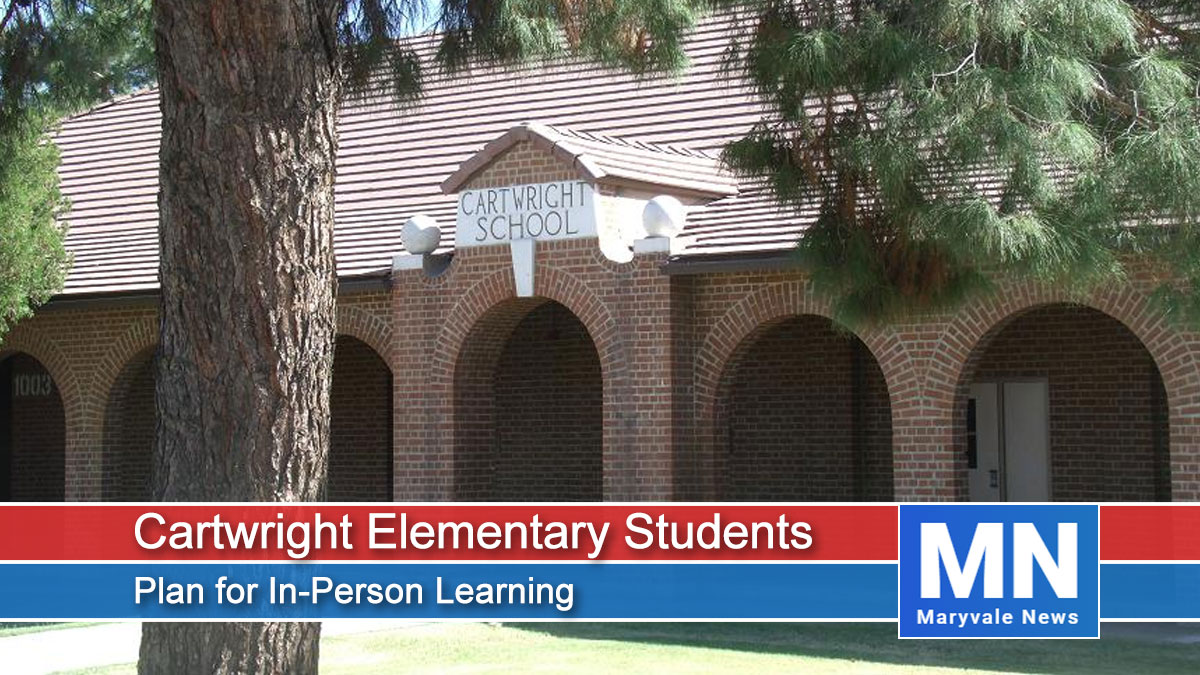 Cartwright Elementary Students Plan for In-Person Learning