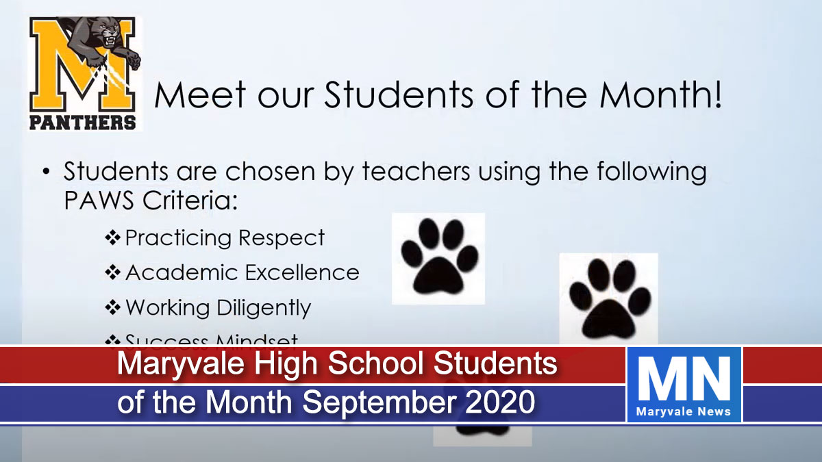Students of the Month September 2020