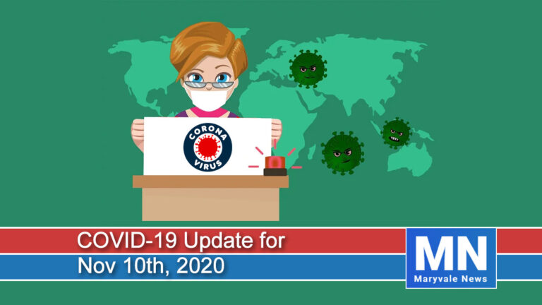 COVID-19 Update for Nov 10th, 2020