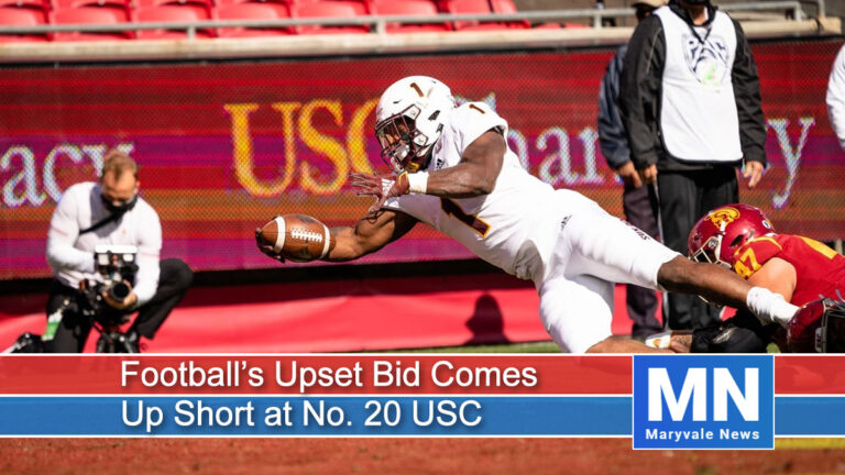 Football’s Upset Bid Comes Up Short at No. 20 USC
