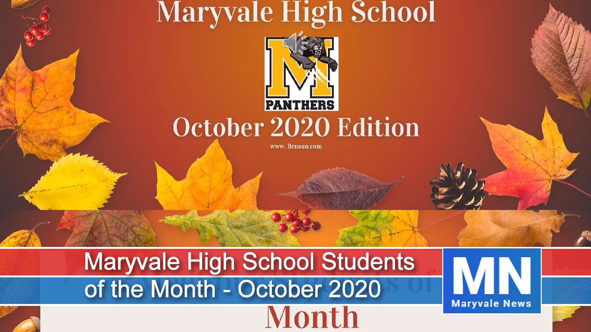 Maryvale High School Students of the Month - October 2020