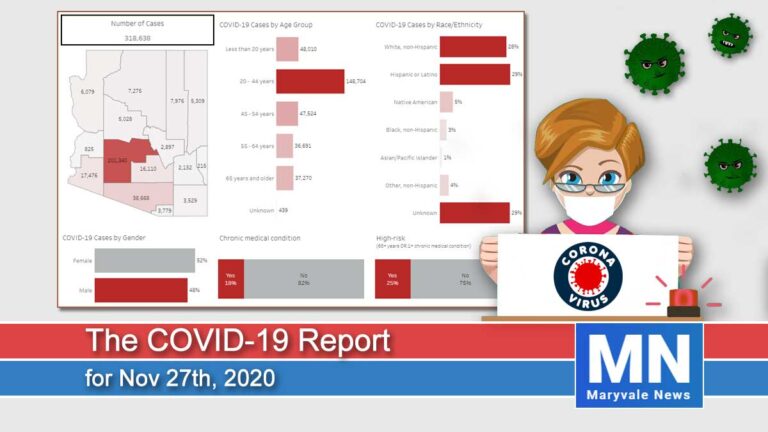 The COVID-19 Report for Nov 27th, 2020
