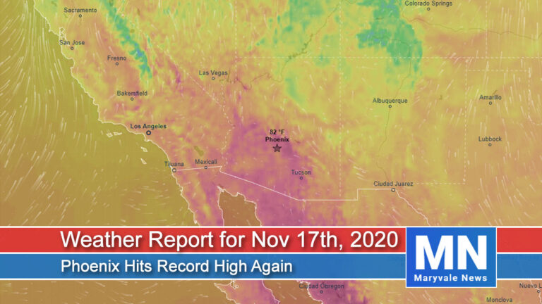 Weather Report for Nov 17th, 2020