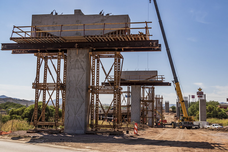 Arizona Department of Transportation Butterfly Construction 