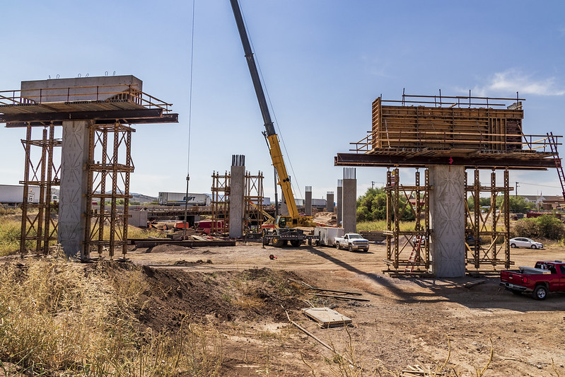 Bridge Construction at SR 189 and I-19.