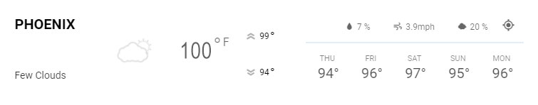 Weather Forecast for Phoenix AZ 10-14-2020 | Phoenix Sets a New Heat Record